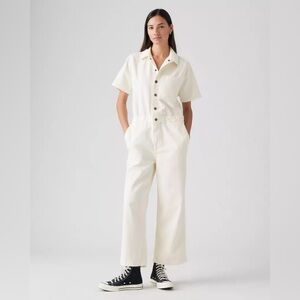Levi’s Short Sleeve Heritage Jumpsuit - White (M)